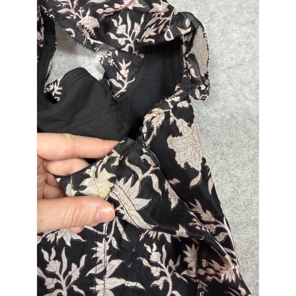 Ulla Johnson Brigitte Floral Organza Midi Dress Womens Size 10 *Flaw - Picture 7 of 10